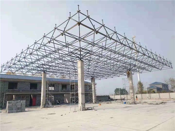 北票加油站网架